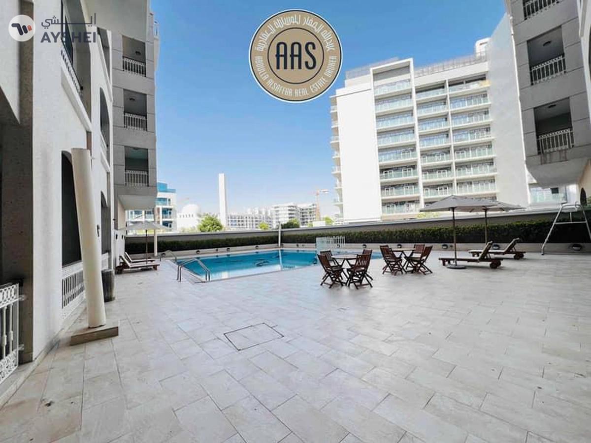 new 1bhk / apartment with kitchen appliances and Specious balcny in Arjan / ready to move / 80k AED-10-10