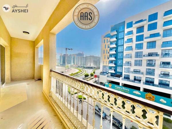 new 1bhk / apartment with kitchen appliances and Specious balcny in Arjan / ready to move / 80k AED