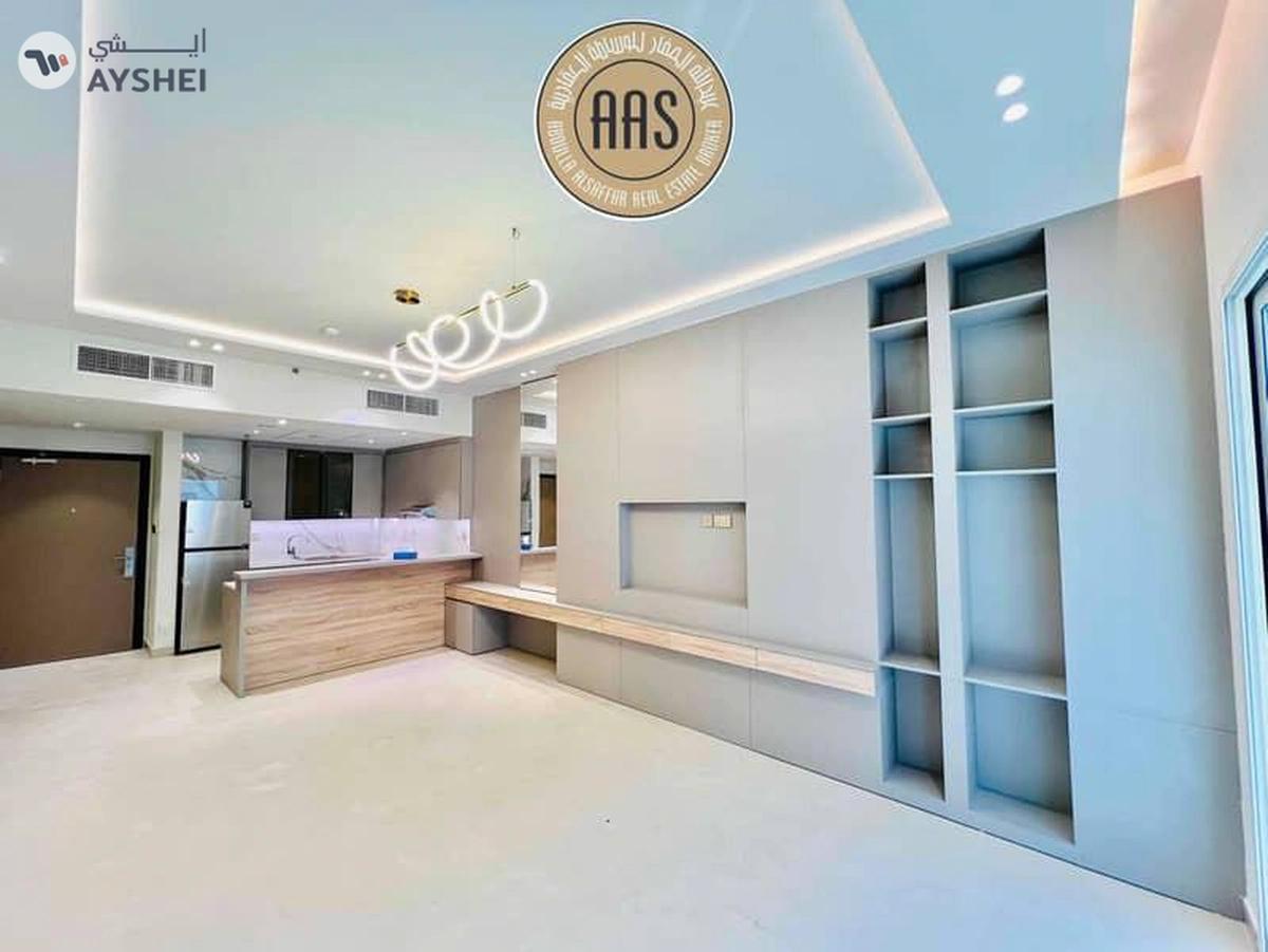 new 1bhk / apartment with kitchen appliances and Specious balcny in Arjan / ready to move / 80k AED-1-landscape