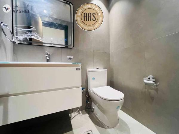 new 1bhk / apartment with kitchen appliances and Specious balcny in Arjan / ready to move / 80k AED