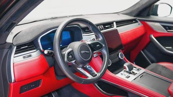 Special Offer | AED 4,423 PM | Super Low KM, Warranty, Service Oct 2028 | F Pace P550 SVR