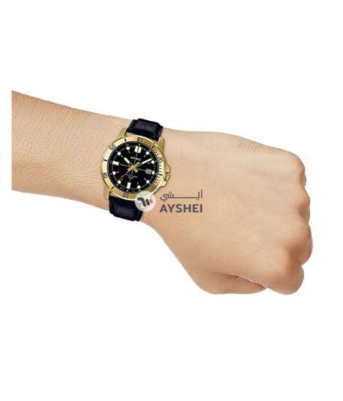 CASIO Men's Water Resistant Analog Watch MTP-VD01GL-1EVUDF - 45 mm - Black-1-portrait