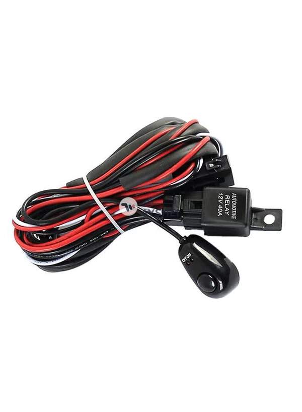 Generic 12V 40A Professional Wiring Harness Kit Loom For LED Work Driving Light Bar With Fuse Relay