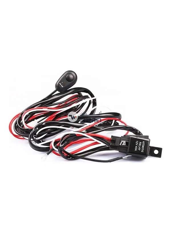 Generic 12V 40A Professional Wiring Harness Kit Loom For LED Work Driving Light Bar With Fuse Relay