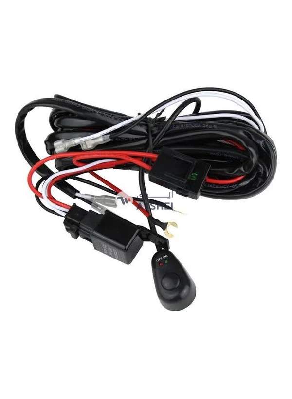 Generic 12V 40A Professional Wiring Harness Kit Loom For LED Work Driving Light Bar With Fuse Relay