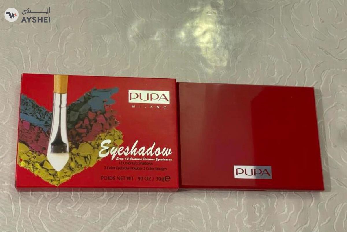 Pupa Milano Eyeshadow Palette 02, 12 Shades Eye Shadows, 2 shades Eyebrow Powder, 2 Shades Powder Blush-1-1