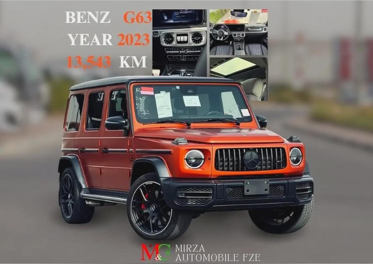 BENZ G63 AMG | ORANGE MAGNO | 2023 | DOUBLE NIGHT PACKAGE | MINT CONDITION | FRESH JAPAN IMPORT-0-0