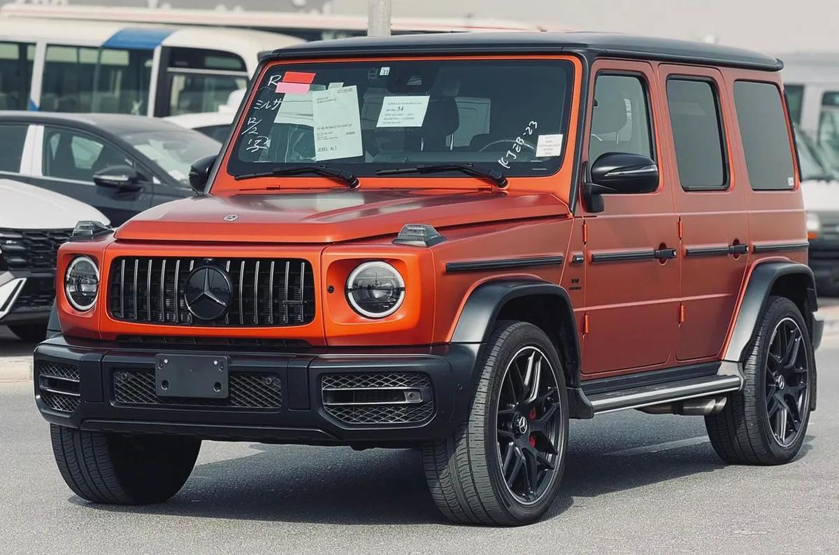 BENZ G63 AMG | ORANGE MAGNO | 2023 | DOUBLE NIGHT PACKAGE | MINT CONDITION | FRESH JAPAN IMPORT-1-1