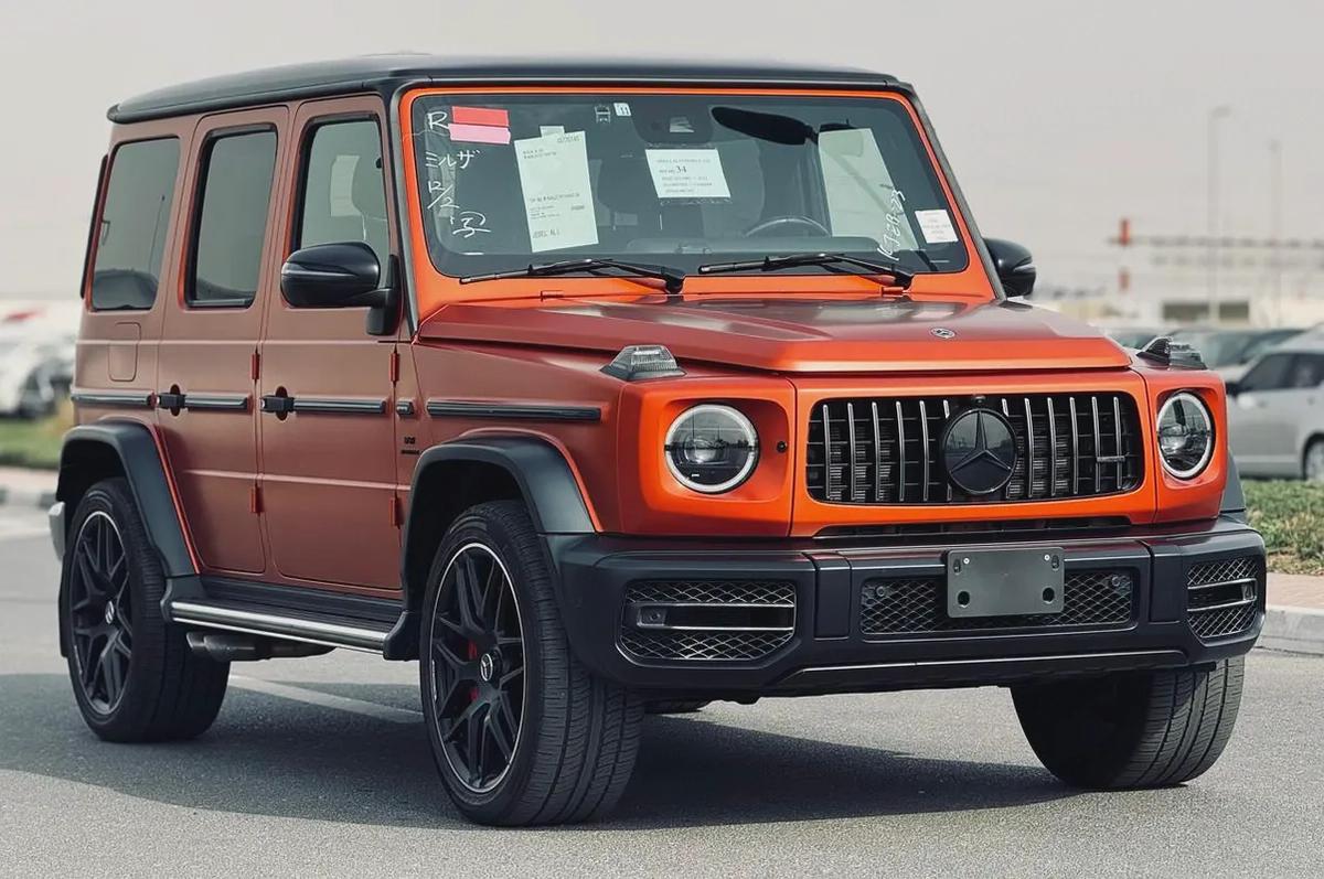 BENZ G63 AMG | ORANGE MAGNO | 2023 | DOUBLE NIGHT PACKAGE | MINT CONDITION | FRESH JAPAN IMPORT-3-3