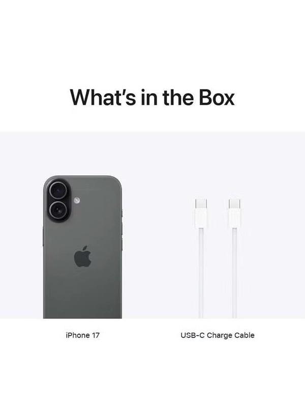 Apple iPhone 17 256GB Black 5G (eSim only) With FaceTime - International Version