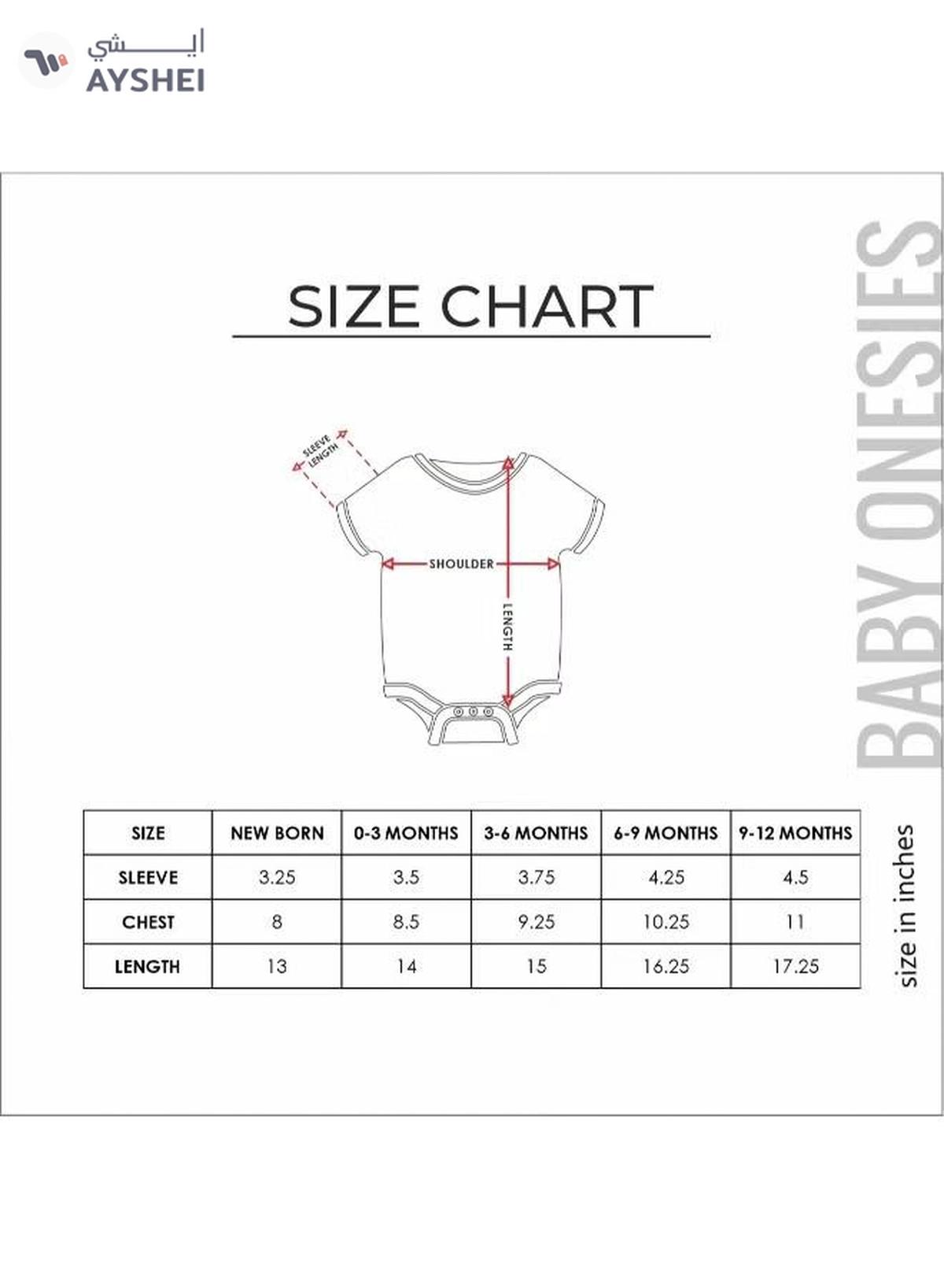 Babyqlo Festive Printed Onesies Sky Blue-4-4