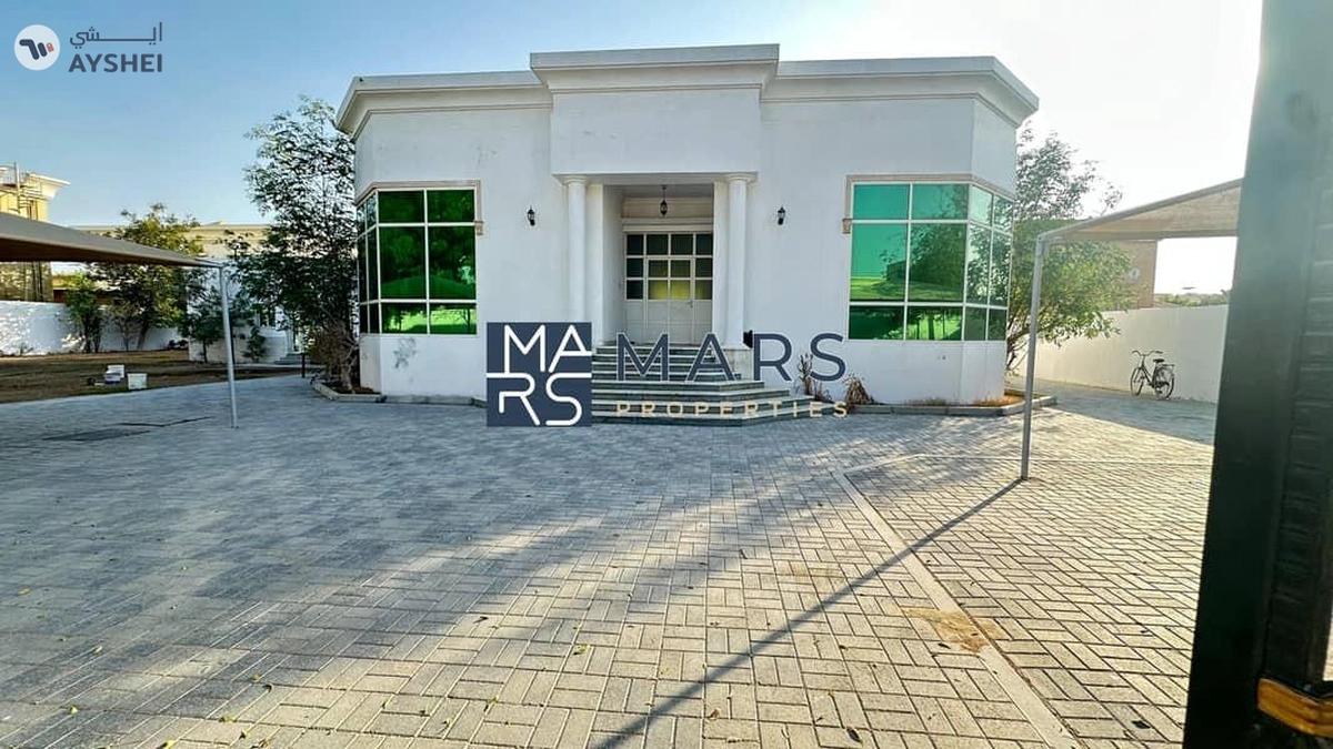 Spacious 6 bedrooms furnished villa is available for rent in Al Qarayen Sharjah for 130,000 AED-0-landscape