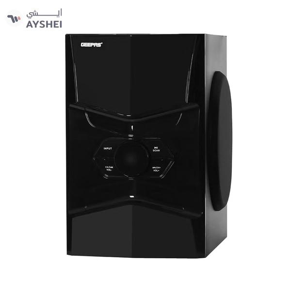 Geepas 5.1 Channel Multimedia Speaker System with Remote Control- GMS8578| FM Radio, Bluetooth, USB Input, SD Card Reader, Karaoke Function| LED Display