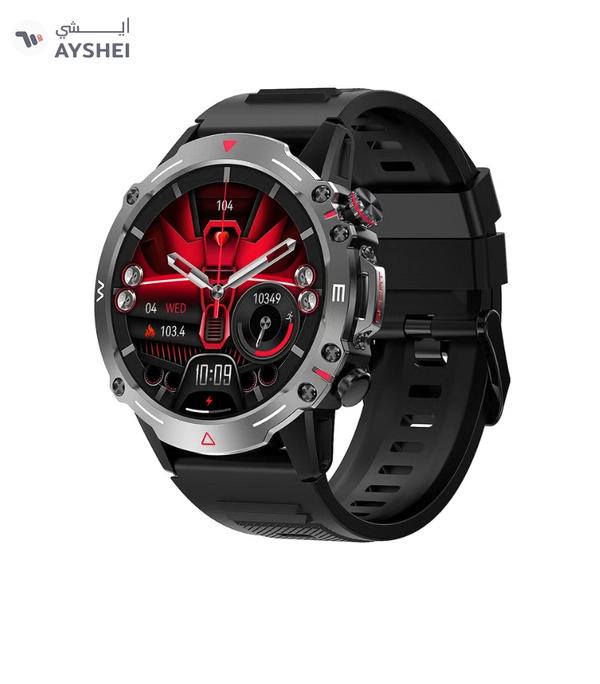 ARMFIT Hulk Smartwatch For Men, AMOLED Always On Display Bluetooth Calling Waterproof Fitness Watches Compatible With Android iOS Black