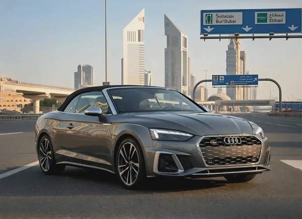 AED 3,400 Monthly No down payment - 2023 Audi S5 3.0 TFSI quattro - American Specs - Convertible