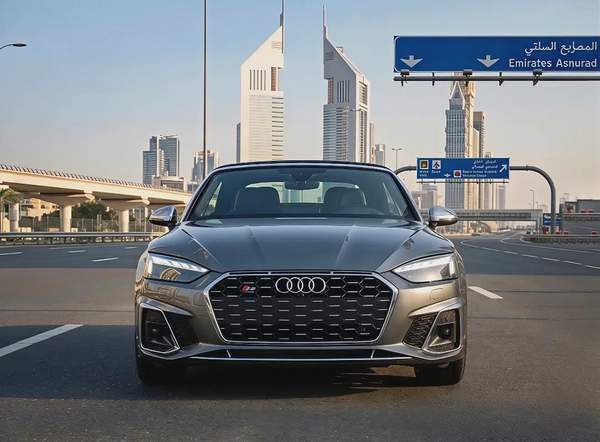 AED 3,400 Monthly No down payment - 2023 Audi S5 3.0 TFSI quattro - American Specs - Convertible