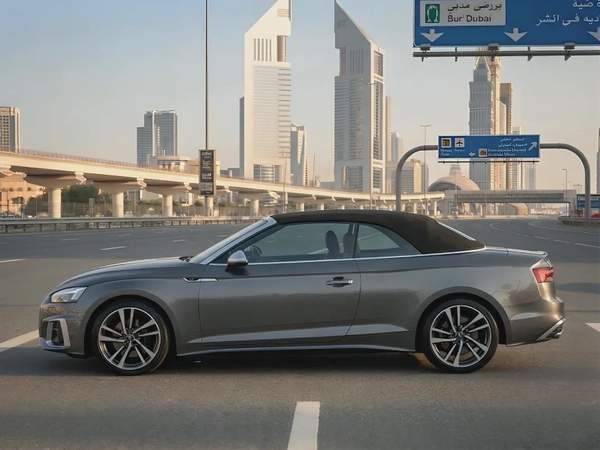 AED 3,400 Monthly No down payment - 2023 Audi S5 3.0 TFSI quattro - American Specs - Convertible
