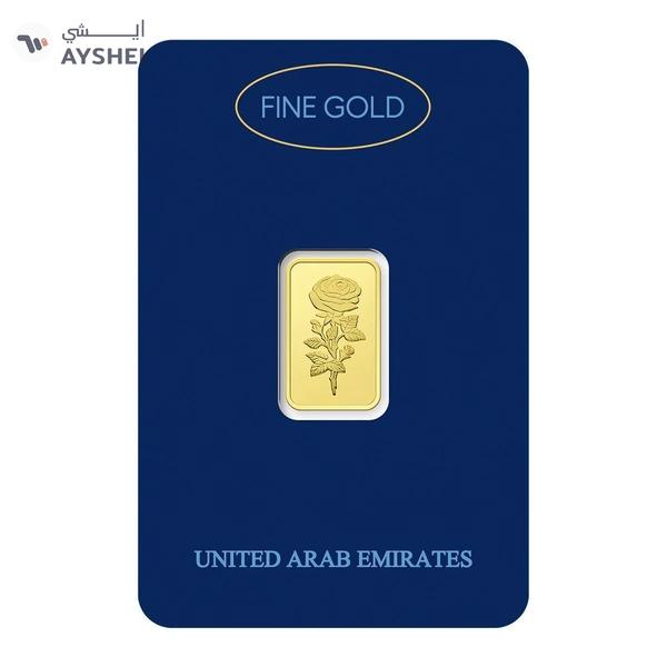 Dubai Gold 2.5 Grams Pure 999.9 Fine Gold Bar
