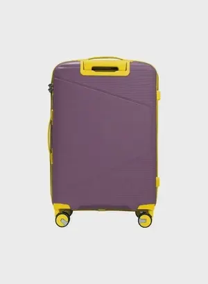 British Tourister 3 Piece Polypropylene Hard side Luggage Set with TSA Lock | Lightweight Spinner Suitcases with 360° Wheels | Durable Trolley Bags for Secure Travel (Small, Medium, Large) – Purple