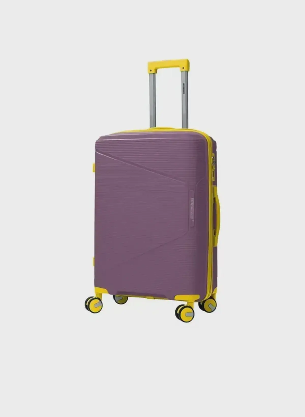 British Tourister 3 Piece Polypropylene Hard side Luggage Set with TSA Lock | Lightweight Spinner Suitcases with 360° Wheels | Durable Trolley Bags for Secure Travel (Small, Medium, Large) – Purple-2-2