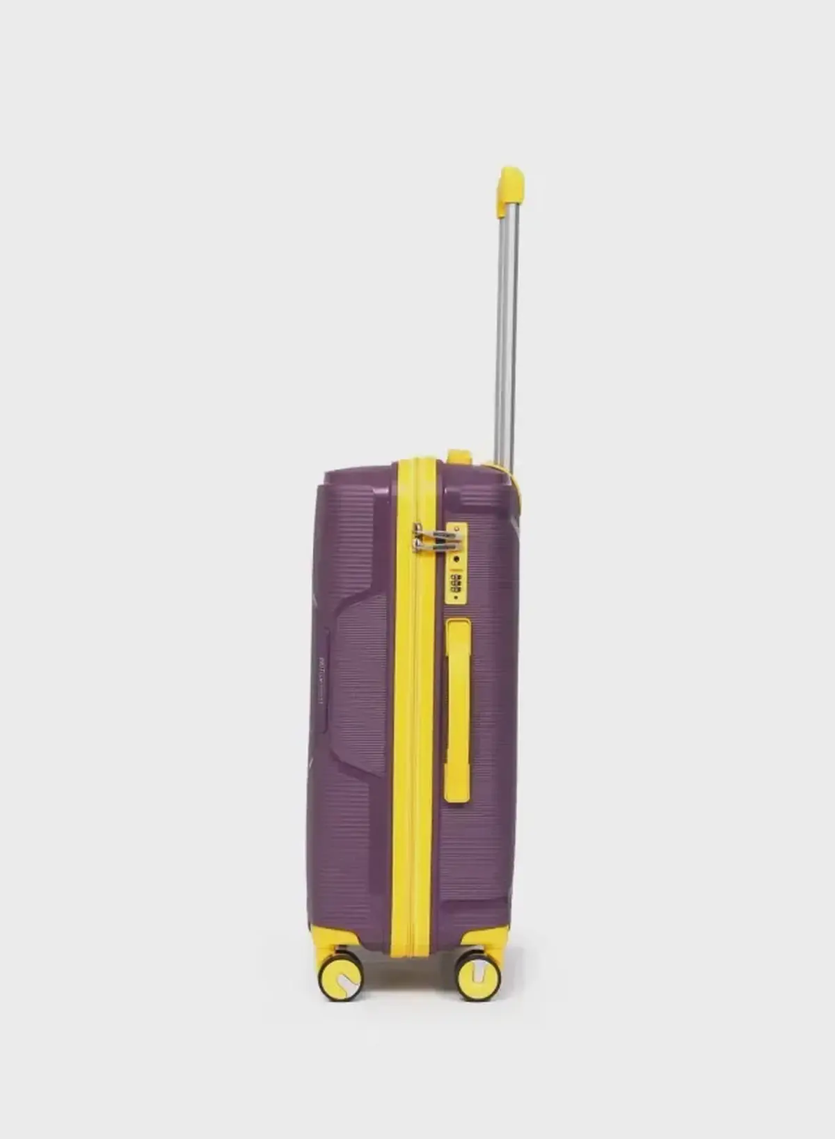 British Tourister 3 Piece Polypropylene Hard side Luggage Set with TSA Lock | Lightweight Spinner Suitcases with 360° Wheels | Durable Trolley Bags for Secure Travel (Small, Medium, Large) – Purple-4-4