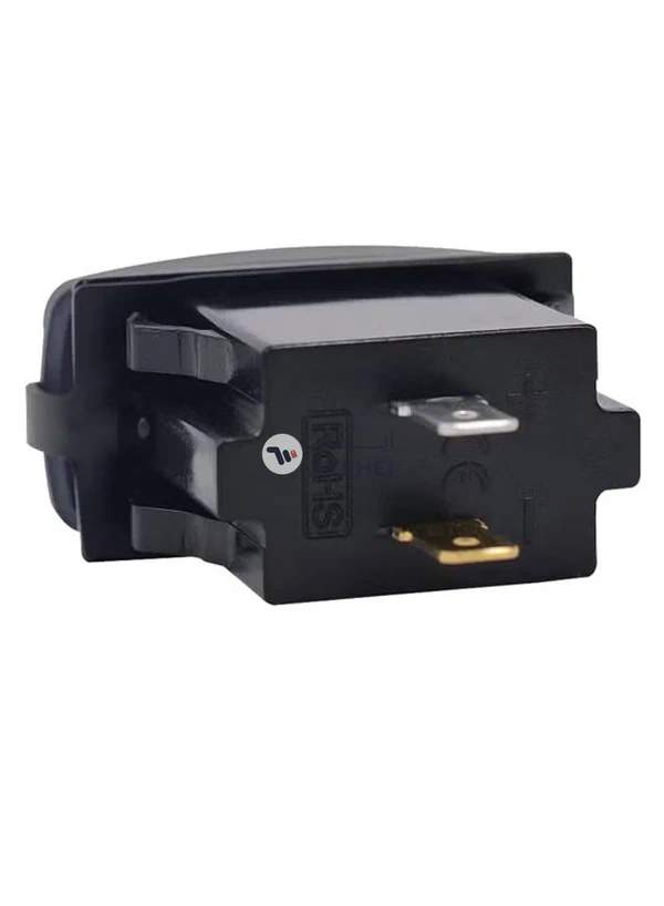 LESHP USB Car Charger Socket Black