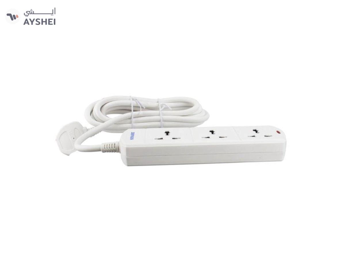 Sonashi 3Way Universal Extension Socket with 3M Length Copper AC Cord Featured with Indicator Light-0-landscape
