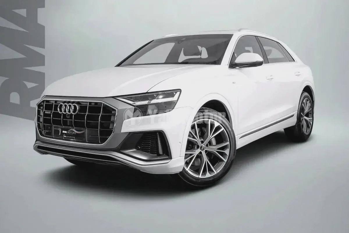 4,700 AED / 60 months | 0% DP | 2023 Audi Q8 55TFSi S-Line / Full Service History / Audi Warranty-0-0