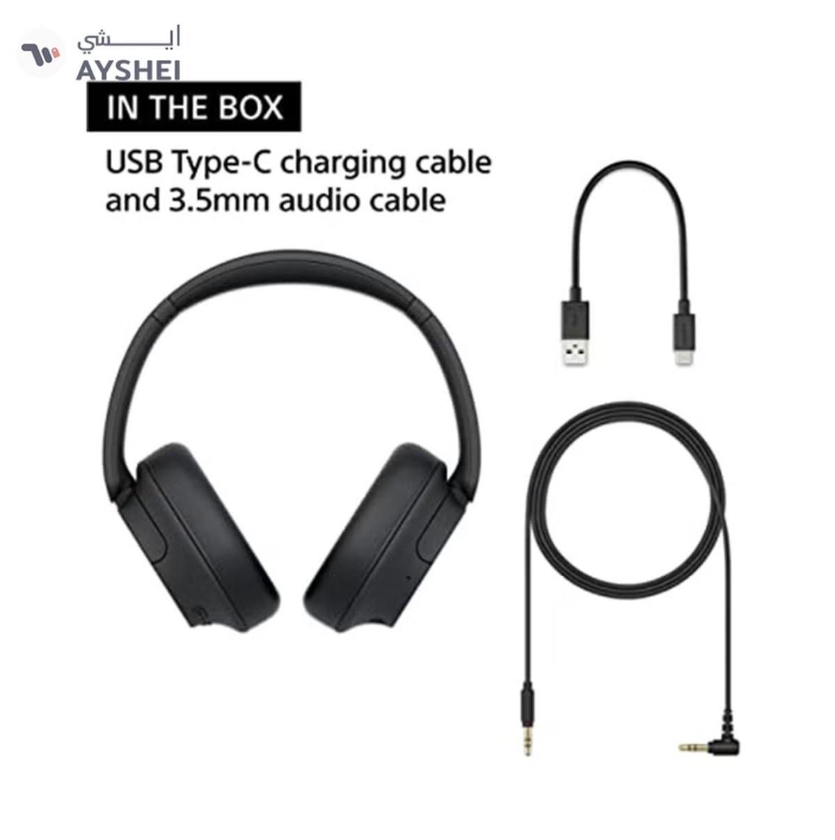 Sony WH-CH720 Noise Cancelling Wireless Headphones Bluetooth Over The Ear With Mic-6-6