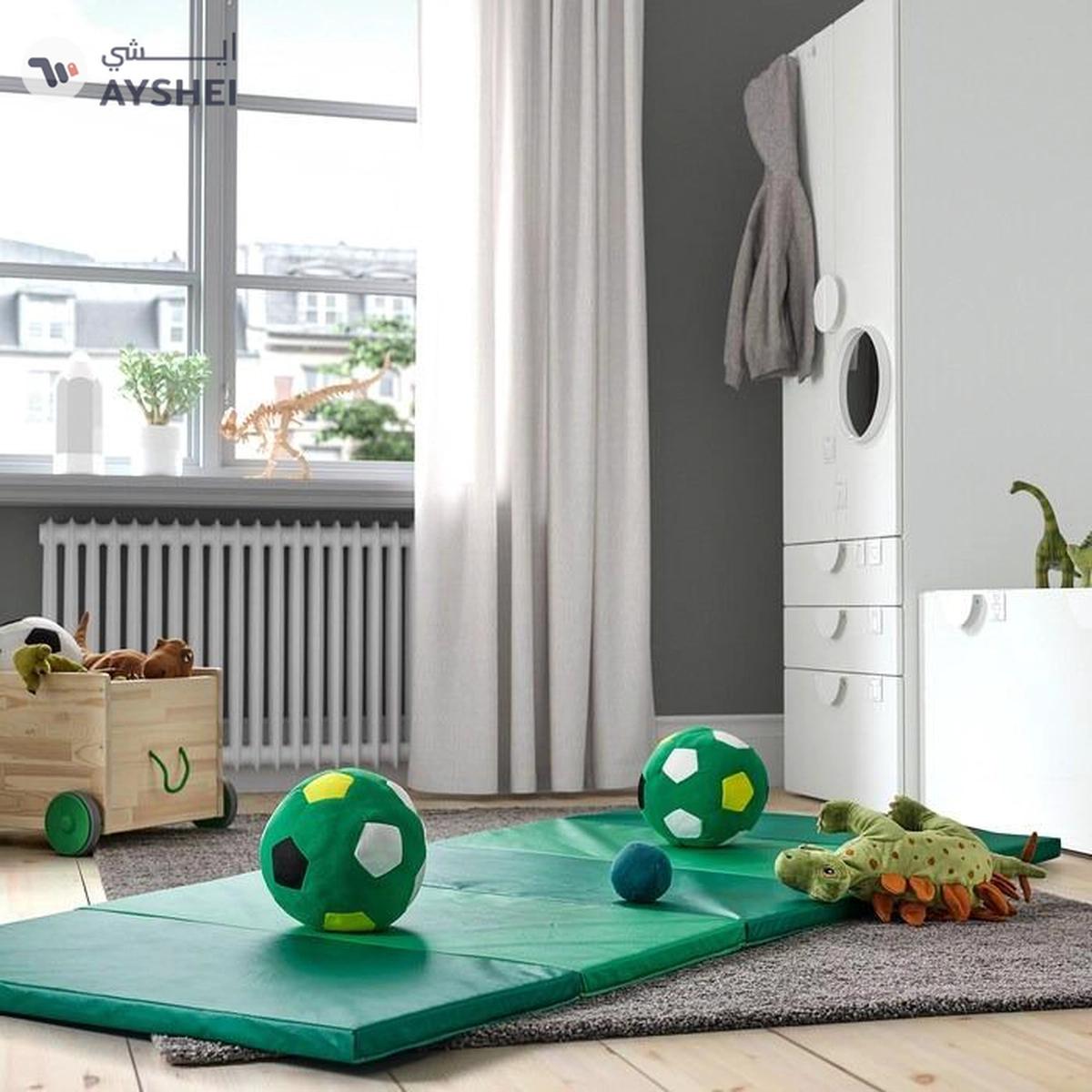 IKEA PLUFSIG Folding Gym Mat, Green, 78x185 cm-0-portrait