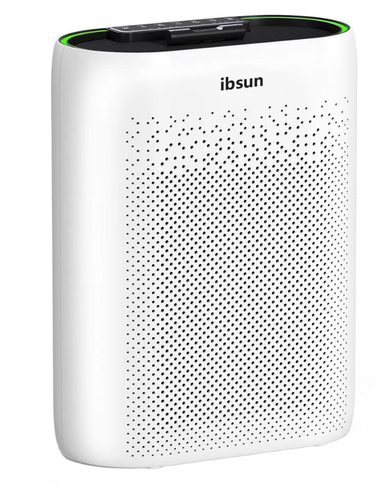 IBSUN Air Purifier Large Room Up to 60 ㎡ with Air Quality Sensors, H13 True HEPA Filter Remove 99.97% for Dust Pet Dander ZY2866-0-portrait