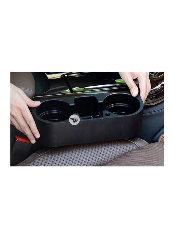 Generic 3-In-1 Car Cup Holder Organiser