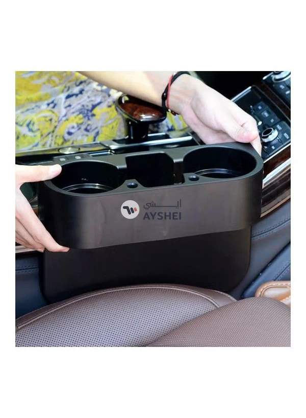 Generic 3-In-1 Car Cup Holder Organiser
