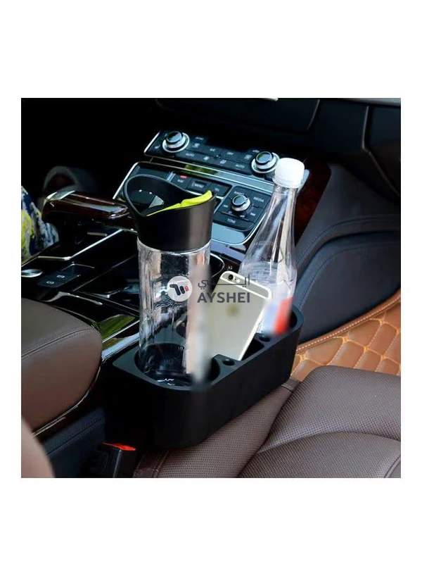 Generic 3-In-1 Car Cup Holder Organiser