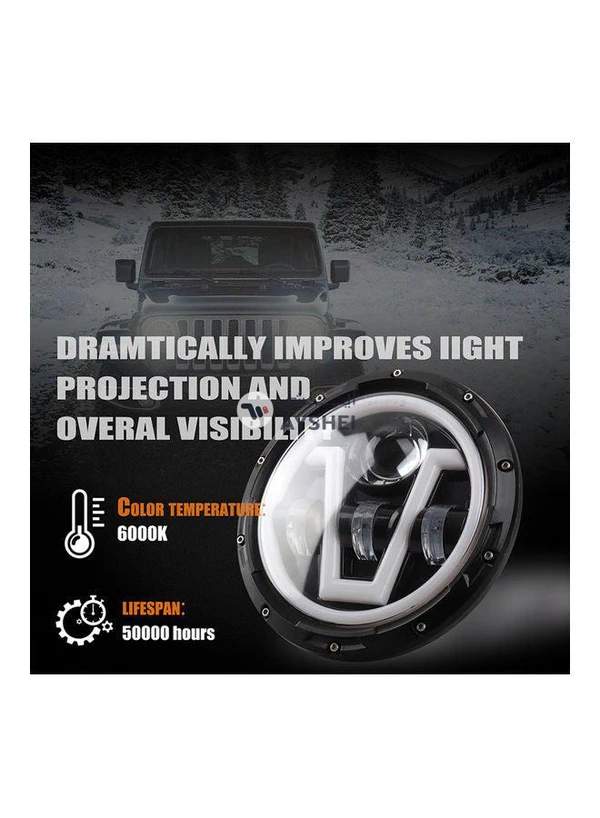 Generic Car V-shape LED Headlight