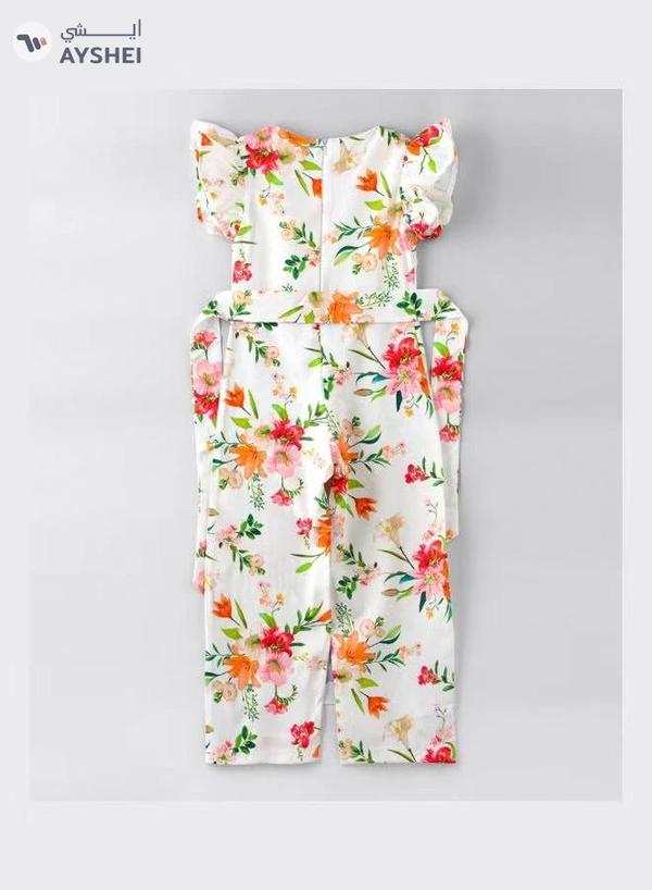 HASHQLO Flower Printed Full Length Jumpsuit Multicolour