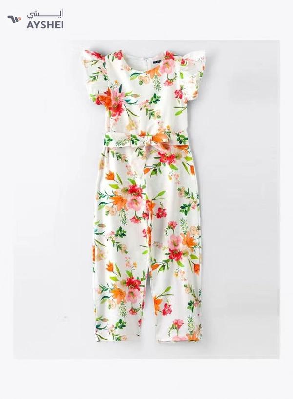 HASHQLO Flower Printed Full Length Jumpsuit Multicolour