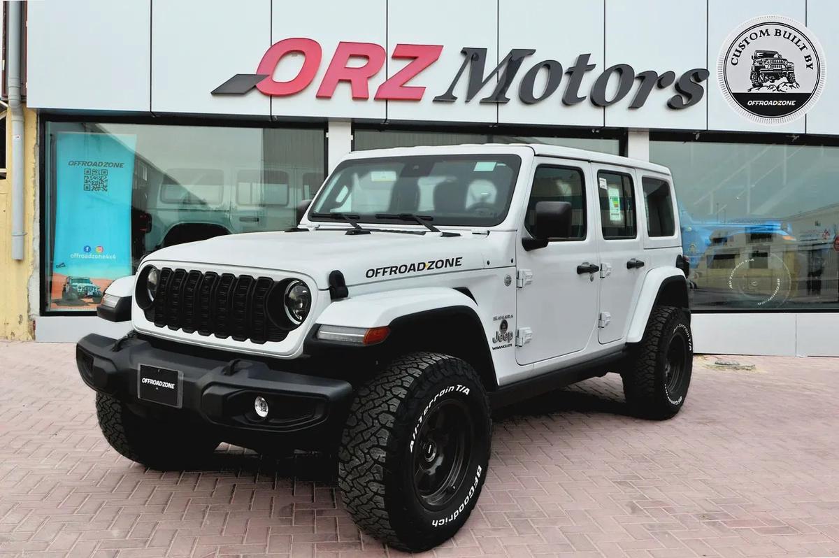 3 YRS DEALER WTY AND SP | USED 2024 JEEP WRANGLER 4DR SAHARA WHITE | ORZ CUSTOM BUILT | BANK FINANCE-0-0