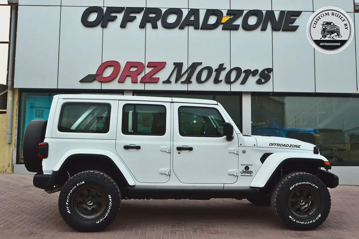 3 YRS DEALER WTY AND SP | USED 2024 JEEP WRANGLER 4DR SAHARA WHITE | ORZ CUSTOM BUILT | BANK FINANCE-5-5