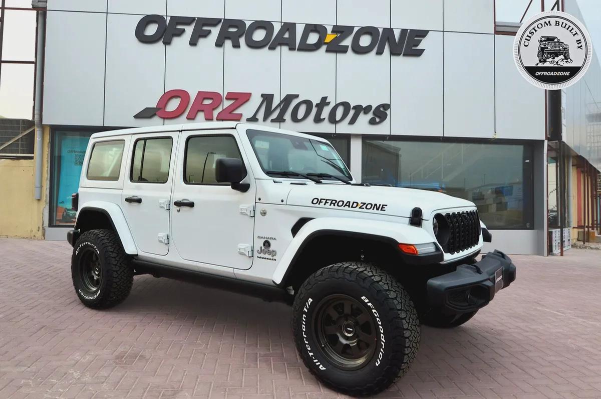 3 YRS DEALER WTY AND SP | USED 2024 JEEP WRANGLER 4DR SAHARA WHITE | ORZ CUSTOM BUILT | BANK FINANCE-6-6