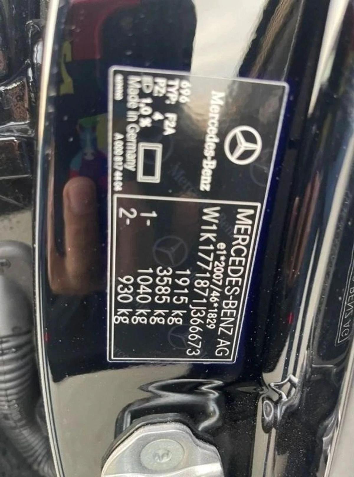 Mercedes Benz A200 Warranty 3y-9-9