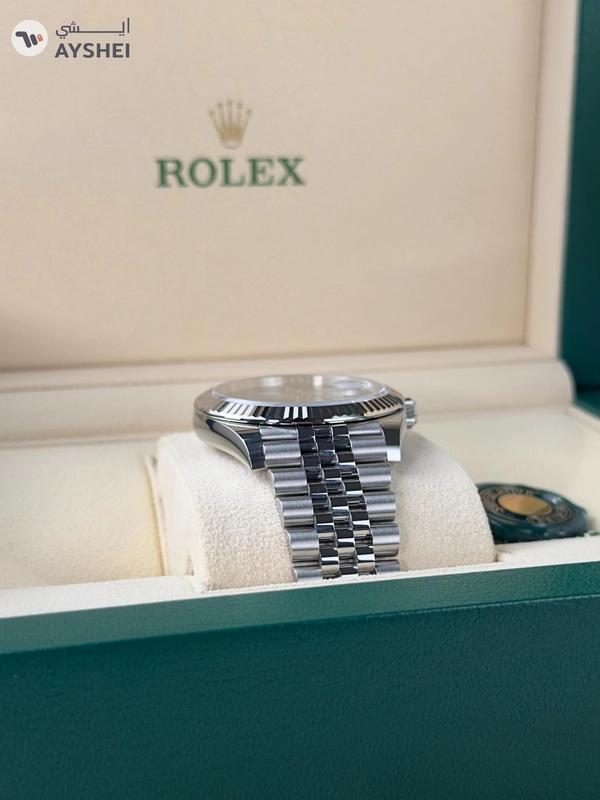 Rolex Datejust 41mm Steel & White gold Wimbledon dial Jubilee bracelet