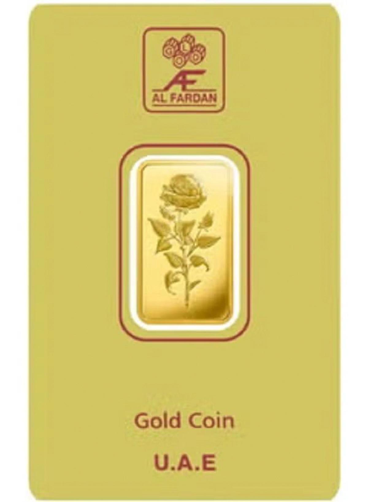 Al Fardan 24 Karat (999.9) 20grams Gold Bar - Variable Design-1-1