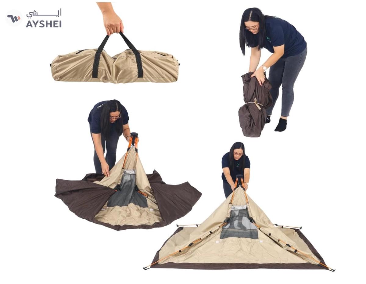 YATAI Pop Up Tent Double Layer Waterproof Shower Beach Tent - Camping Tent-0-landscape