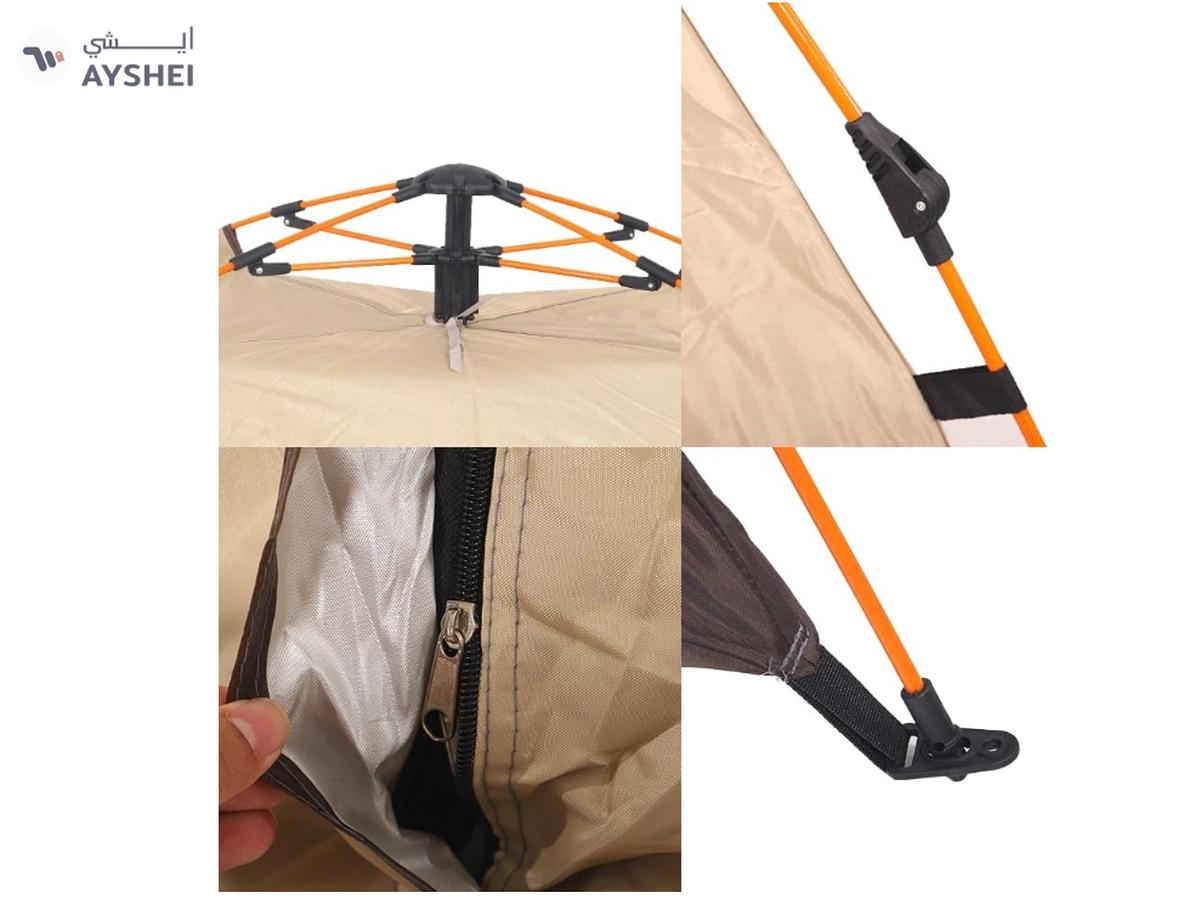 YATAI Pop Up Tent Double Layer Waterproof Shower Beach Tent - Camping Tent-3-3