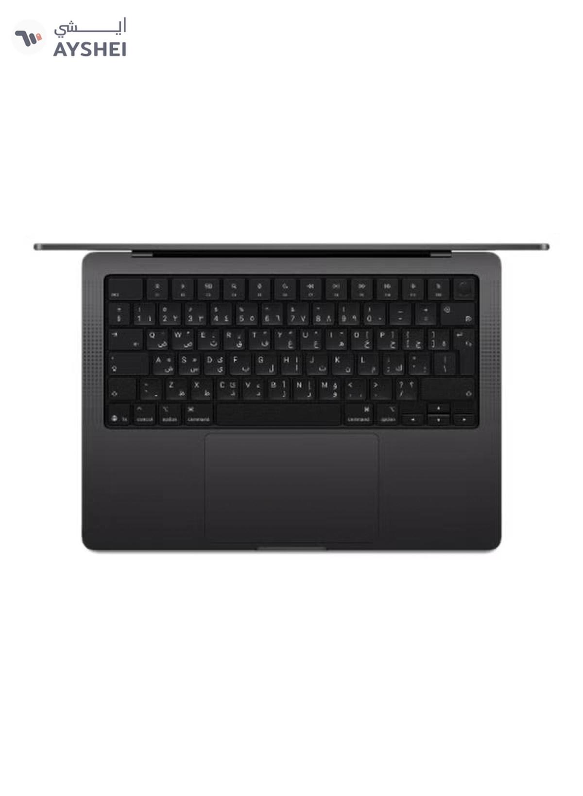 Apple New M5 Macbook Pro 2025 MDE04 Laptop With 14‑inch XDR Retina Display, M5 chip with 10-core CPU, 10-core GPU Processor/16GB RAM/512GB SSD/MacOS English/Arabic Space Black-5-5