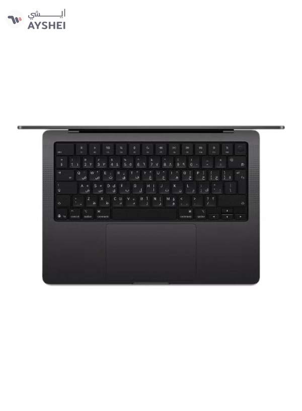 Apple New M5 Macbook Pro 2025 MDE04 Laptop With 14‑inch XDR Retina Display, M5 chip with 10-core CPU, 10-core GPU Processor/16GB RAM/512GB SSD/MacOS English/Arabic Space Black