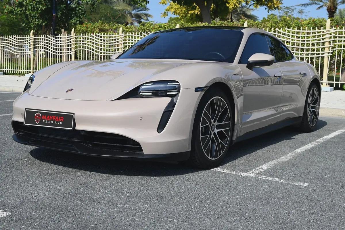 RAMADAN OFFER - 0% DP - UNDER WARRANTY - PORSHCE TAYCAN 4S 2023 - GCC SPECS-2-2