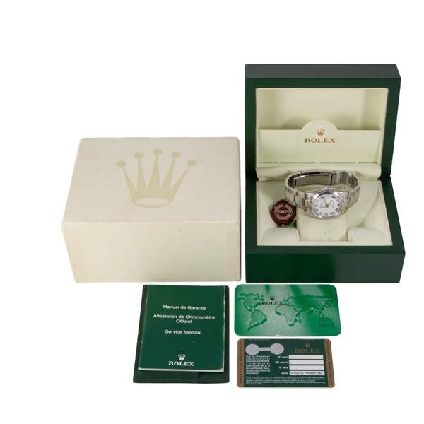 Rolex DateJust 116200 Full Set Box Papers roman dial
