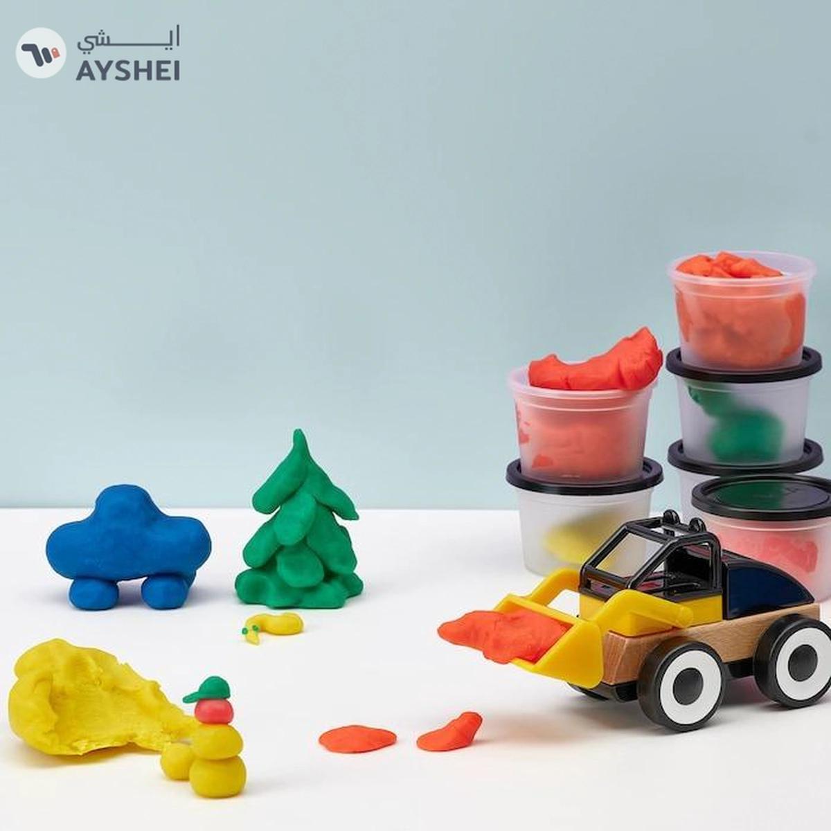 IKEA MÅLA Modelling Dough, Mixed Colours – Creative and Fun Dough Set for Kids’ Artistic Play-4-4